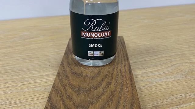 Применение Rubio Monocoat Smoke - придание коньячного цвета дубу