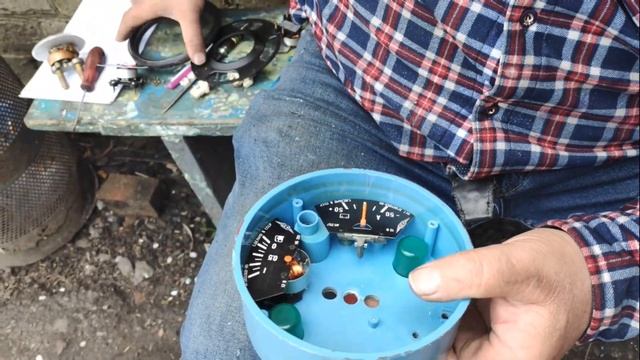 Разборка датчиков с панели управления ЗИЛ-130 смотреть онлайн