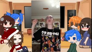 °Реакция ×Sally Face× на Красного Павлина° //Gacha Club//🍷🍾🎄🍊❄