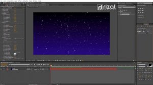 After Effects Tutorial: Twinkling Stars Night Sky Transparent Animation