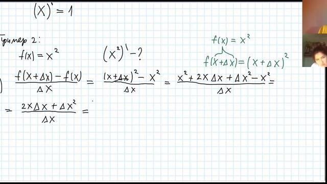 Определение производной смотреть онлайн