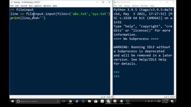 #44 : File Handling In Python | File Input Output In Python | Copy File| Delete File | Rename File
