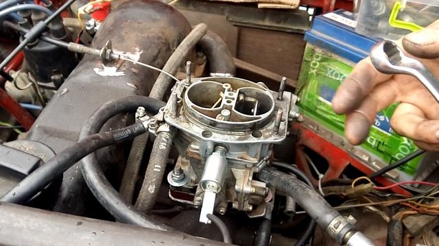 ВАЗ 2106 карбюратор Солекс, после переустановки меток. смотреть онлайн