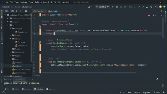 14- React JS darija : Forms with useState смотреть онлайн