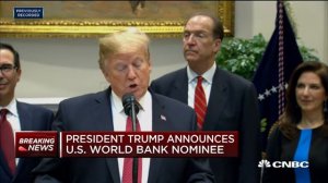 President Trump nominates David Malpass as World Bank president