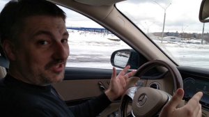 Экспресс-тестирование Mercedes S-class. Экстренное торможение с ABS