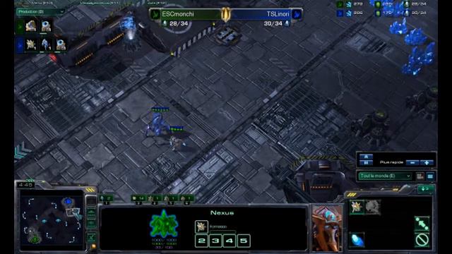 Nausicaa 024 - Inori vs Monchi - PvP - Replay Starcraft 2 - FR смотреть онлайн