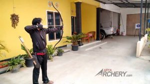 Test shoot Junxing f179 recuve bow hunting