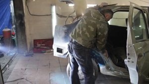 ремонт крыла рено логан
