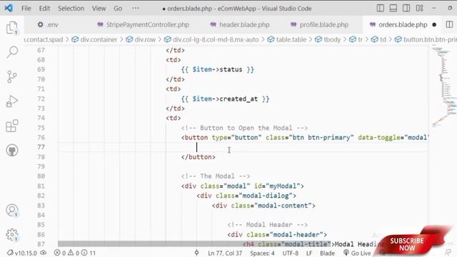 Order History in Laravel | View and Track Orders | Laravel Tutorials