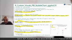 Self AI , NLP , R and Python , SQL Server 2019 ML Service & Polybase with Power BI Desktop