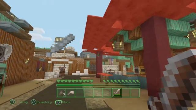 Minecraft PS4 - Fallout 4 map exploration and skins смотреть онлайн