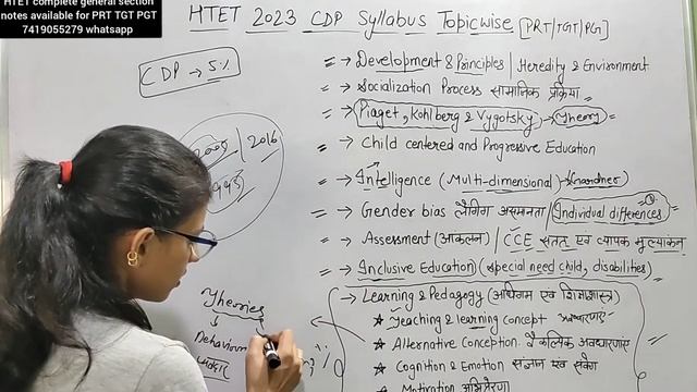 HTET CDP new syllabus topics | CDP for PRT TGT PGT topic wise|how to prepare HTET CDP new syllabus|