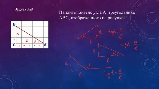 ОГЭ 2023. Геометрия. Задача18.  Геометрия на клетчатой бумаге
