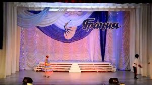 Демидова Варвара и Земляной Илья   казачий танец «Варенька» руководитель Трёхсвоякова Т.Н.