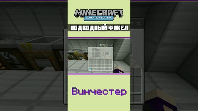 ПОДВОДНЫЕ ФАКЕЛА БЕЗ МОДОВ в MINECRAFT EDUCATION EDITION mcbe #shorts #minecraft смотреть онлайн