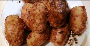 Мясные зразы с вкуснейшей начинкой. Сочные и очень вкусные зразы