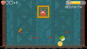 RED BALL 4 (OM NOM+ SPONGE BOB) BALL 'FUSION BATTLE' with (OM NOM + SPONGE BOB) BOSSES VOLUME 5