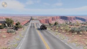 Автомобили против старого разбитого моста ? BeamNG.Drive