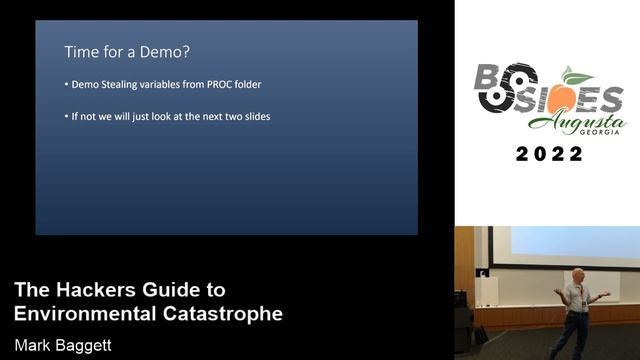 Mark Baggett - The hackers guide to environmental catastrophe смотреть онлайн