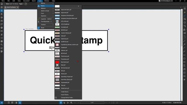 How to create a custom stamp in Bluebeam Revu смотреть онлайн