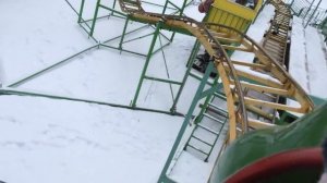 Аттракцион "Гусеница" на Чухонке в Колпино