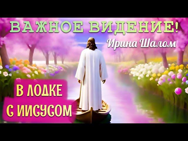 ВАЖНОЕ ВИДЕНИЕ: В ЛОДКЕ С ИИСУСОМ. Ирина Шалом