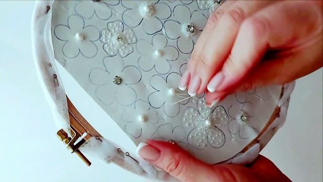 How to embroider flowers from leather for a headband in Italian style. Hand embroidery tutorial