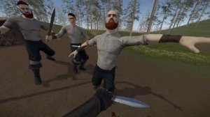 Throwing Knife Master | Brutal VR Combat Gameplay! - Blade and Sorcery VR Mods