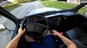 1994 Mercedes Benz G Class W461 - pov test drive