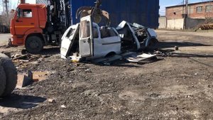 Машина на металлолом , сдали Газель на металл