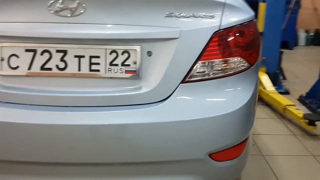 Как встает китайский задний бампер на седан. смотреть онлайн