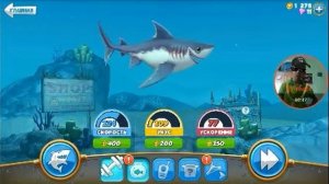 Прохождение игры Hangry shark world новая акула!!! (Сельдевая акула)