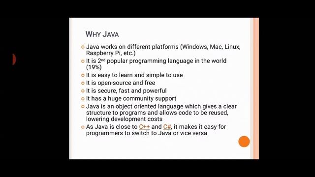 Core java for beginner: 3 java applications , Importance, basic terminologies(Hindi english)