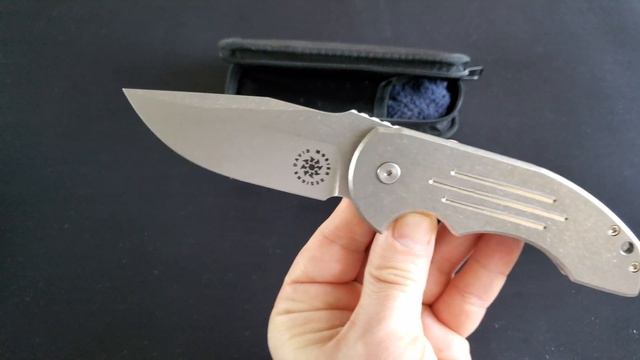 David Mosier Knives Crossfire Midtech Flipper with 3.5 inch CPM-154 Blade смотреть онлайн