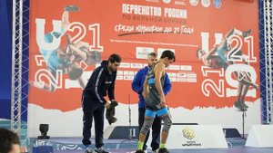Н. Охлопков - А. Калибатов 57 кг. квал., Первенство России среди юниоров 2023, Якутск