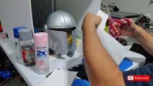 3D Print Mandalorian Helmet how to finish with Putty, Paint, and Face Shield