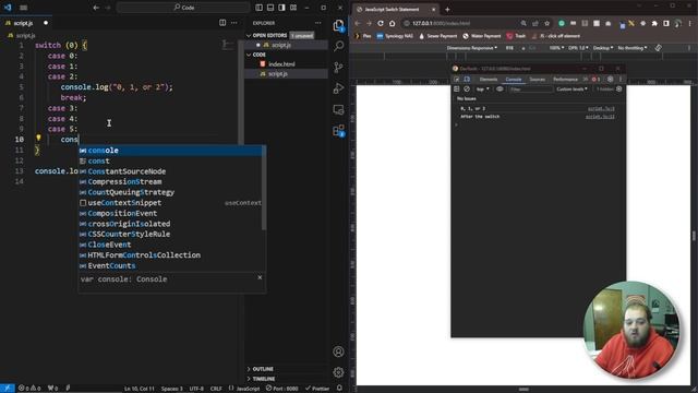 JavaScript Switch Statements BETTER Than If Statements?!? смотреть онлайн
