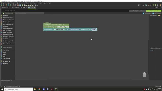 MCREATOR: How to use commands in 2022.2 смотреть онлайн