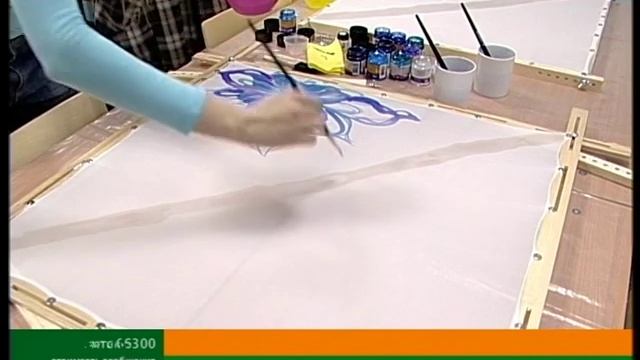 Батик мастер класс - свободная роспись по шелку. смотреть онлайн