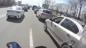 по пробкам в городе на мопеде "альфа"