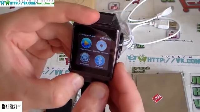 Часы Смартфон Телефон с камерой Посылка из Китая