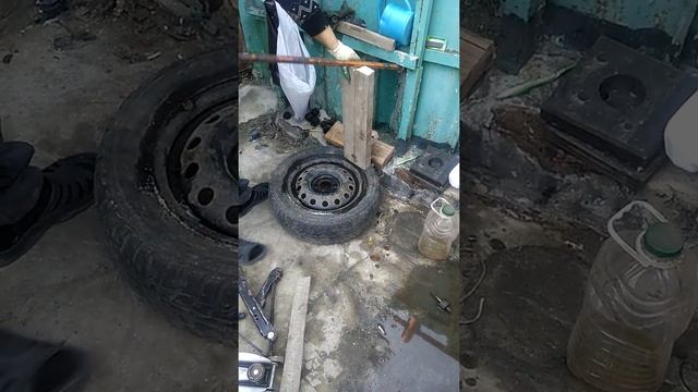 как с диска снять резину с диска в домашних условиях смотреть онлайн