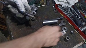 Извлечение подшипников из суппорта ФФ2