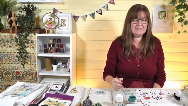An introduction to using paint in your embroidery projects