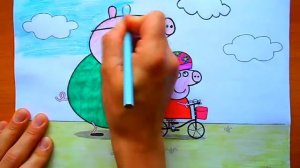 Свинка Пеппа Раскраски Peppa Pig Coloring Pages