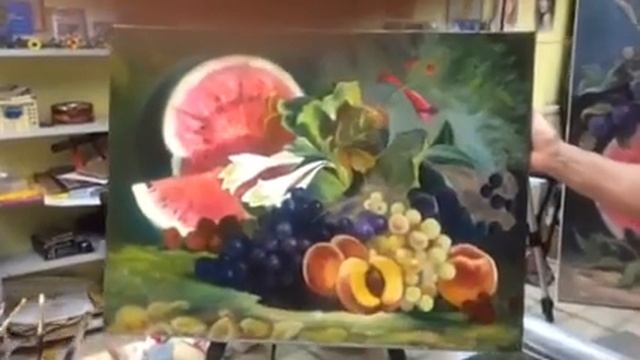 Натюрморт. Мастер-Класс в Школе художников Татьяны Артыковой. Обучение рисованию. Отзыв смотреть онлайн