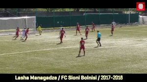 Lasha Managadze / FC Sioni Bolnisi / 2017-2018