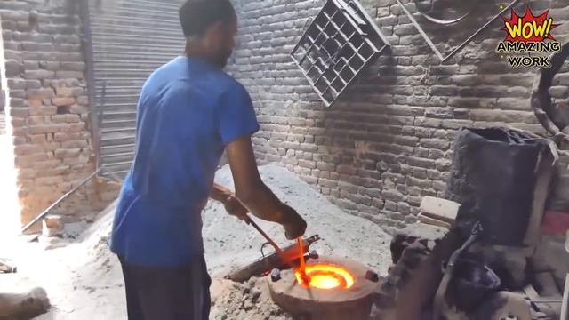 making truck suspension Brass Bushes in brass casting | suspension Bushes brass casting process смотреть онлайн