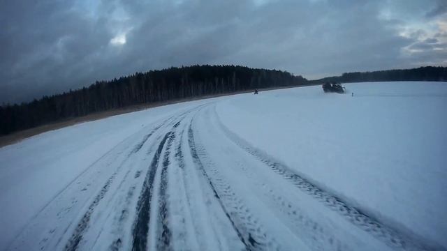 Первая покатуха зимой на шипах "Эндуро Кыштым" смотреть онлайн